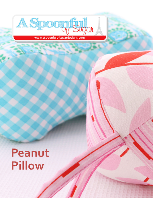 Breast Cancer Peanut Pillow pdf Pattern by A Spoonful of Sugar www.etsy.com/au/shop/aspoonfullofsugar