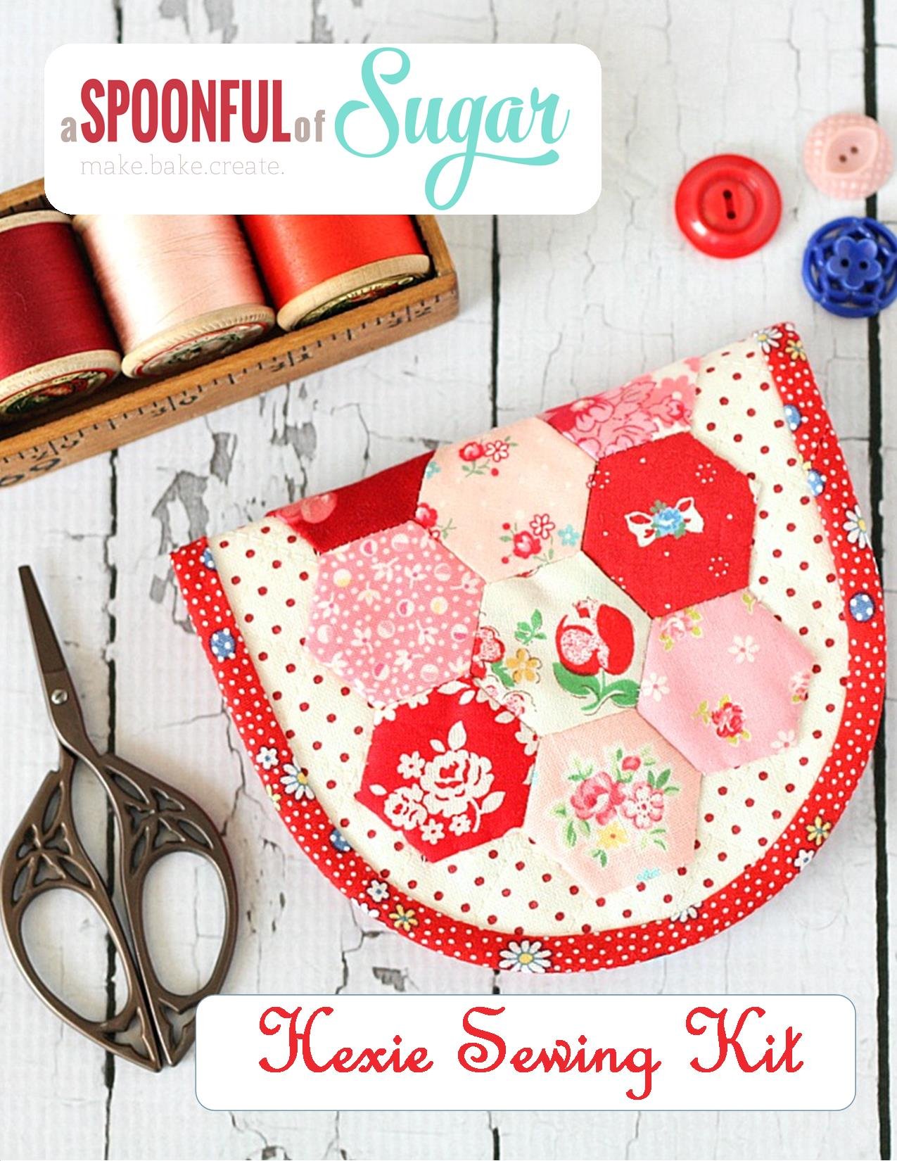 Hexie Sewing Kit PDF Pattern by A Spoonful of Sugar Designs