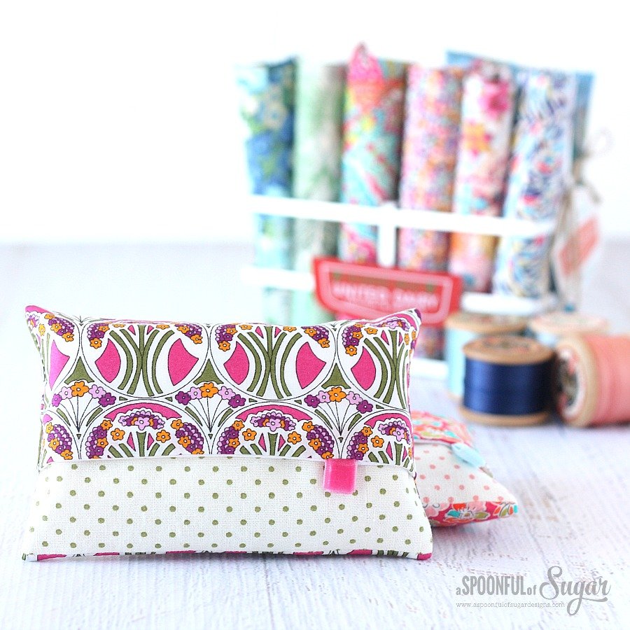 Liberty Tissue Cover tutorial by A Spoonful of Sugar