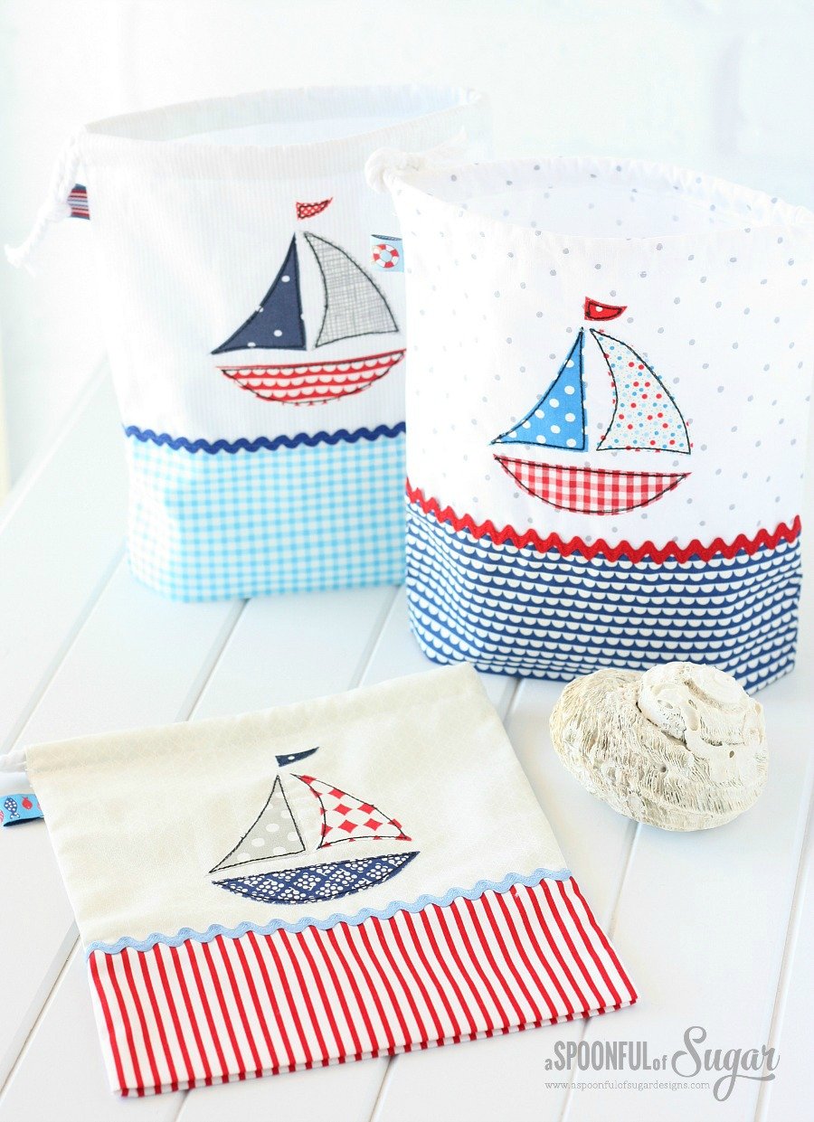 Nautical Treasure Bags from A Spoonful of Sugar