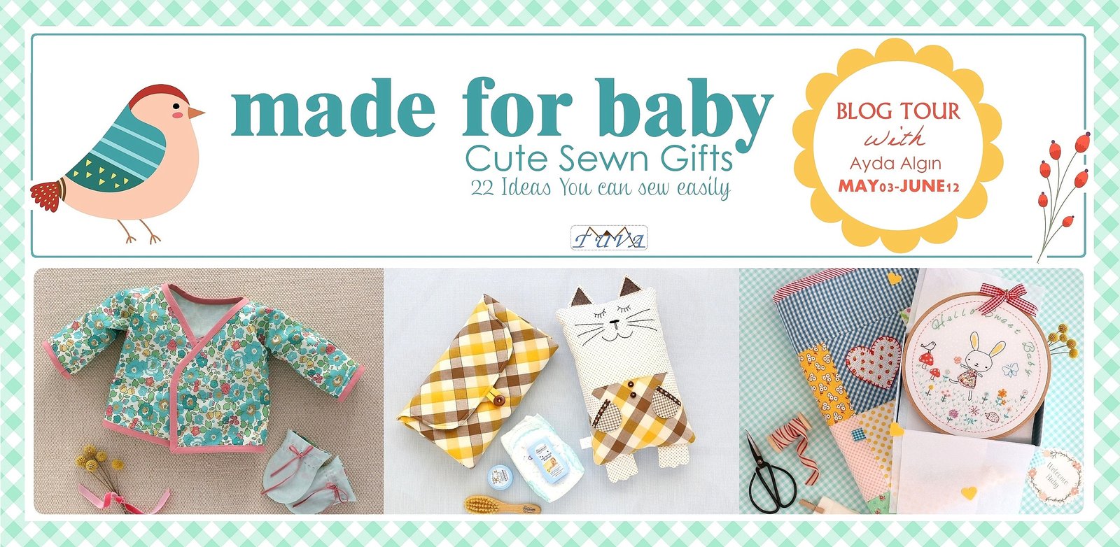 Made for Baby, Cute Sewn Gifts, by Ayda Algin