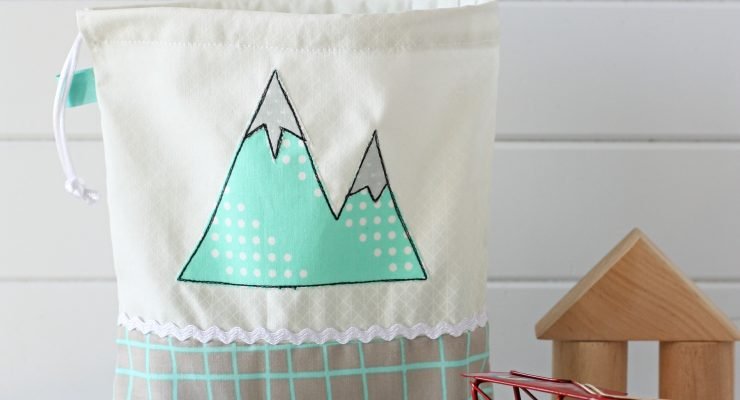 Adventure Awaits Drawstring Bag