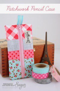 Patchwork Pencil Case - A Spoonful of Sugar