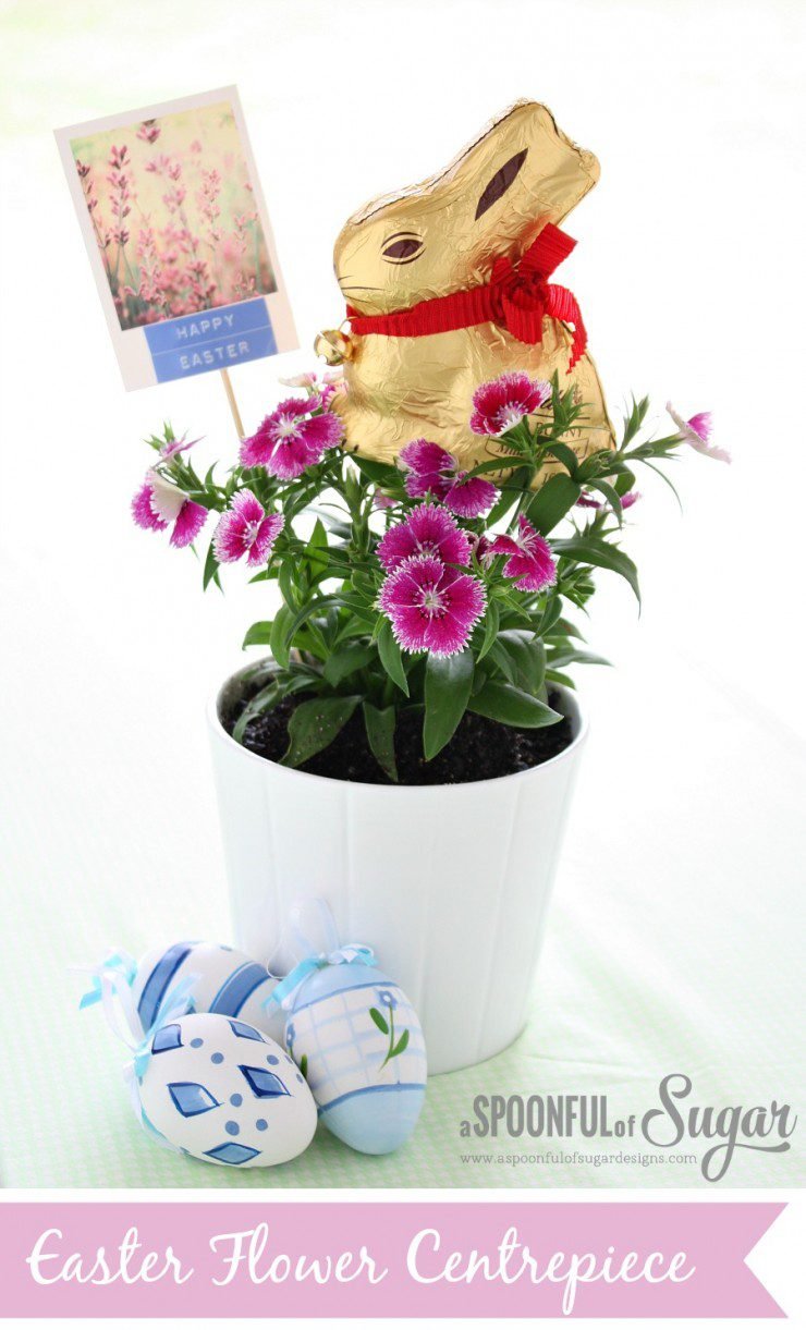 Easter Flower Centrepiece 1