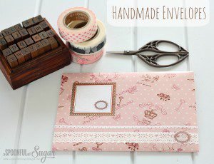 Hamdmade Envelopes by A Spoonful of Sugar