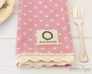 Make your own cloth napkins