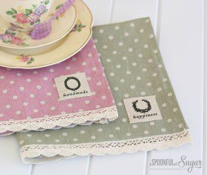 Make your own cloth napkins