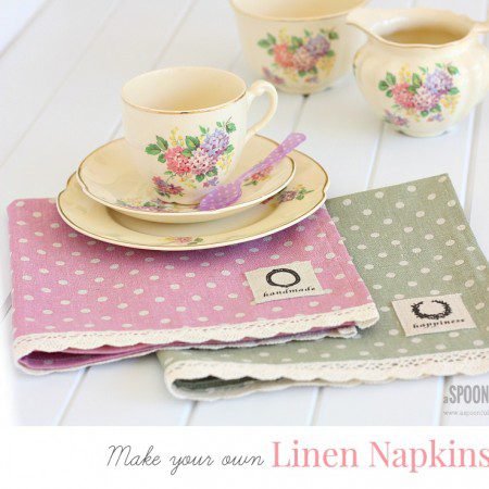 Make your own linen napkins