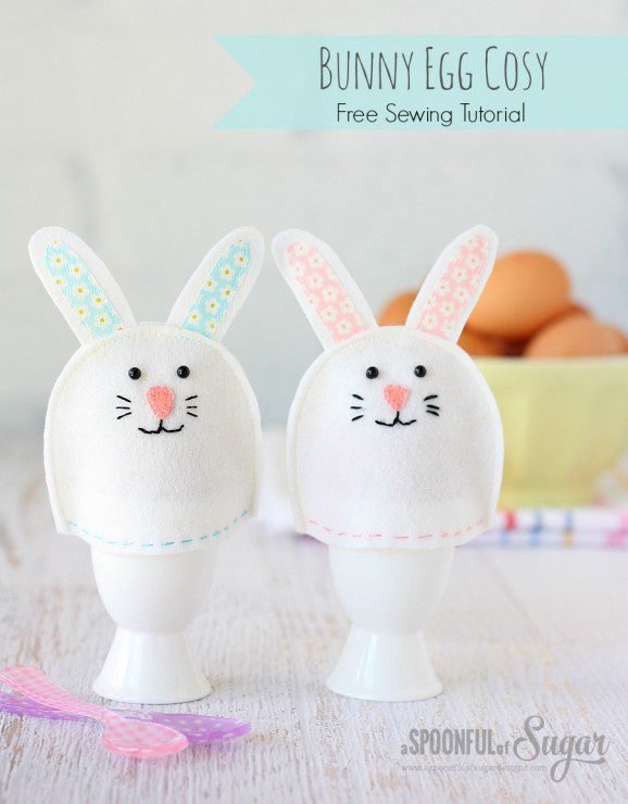 Bunny Egg Cosy Tutorial - A Spoonful of Sugar