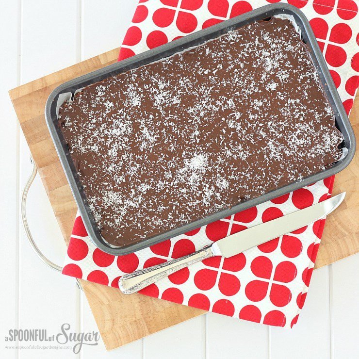 Chocolate Weetbix and Sultana Slice