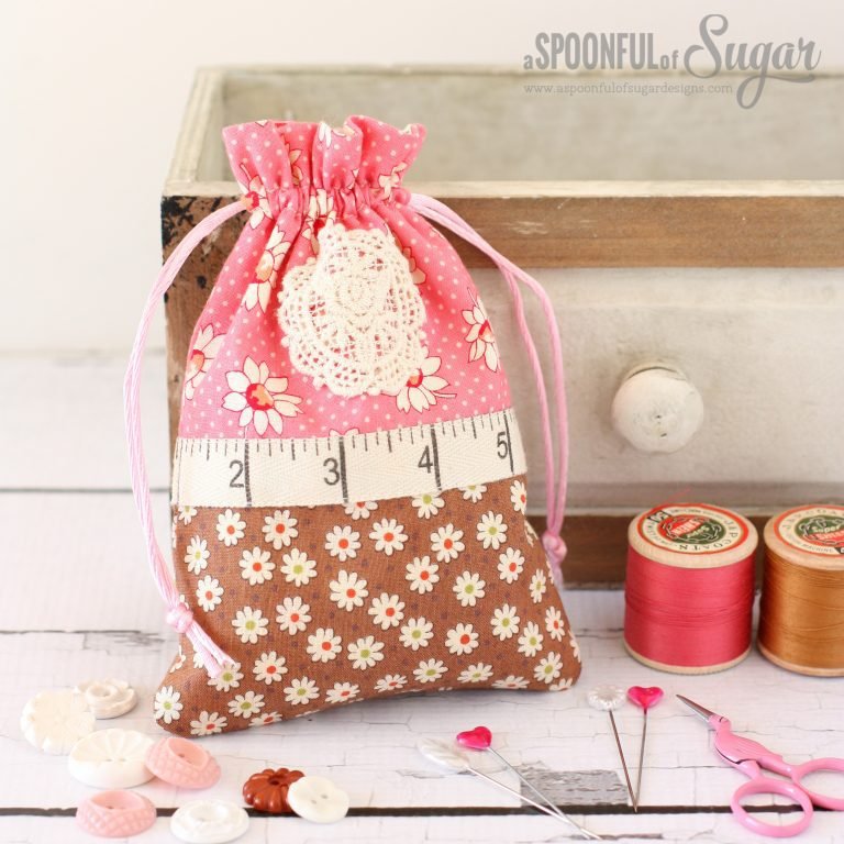 Retro Drawstring Bag - A Spoonful of Sugar