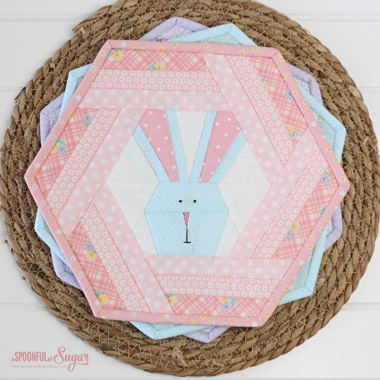 Hexie Bunny Placemats A Spoonful of Sugar