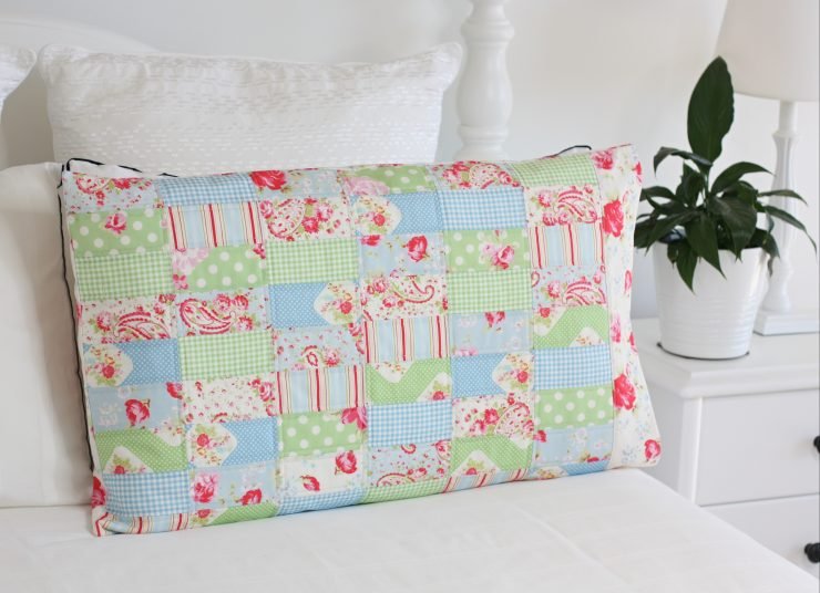 Patchwork Pillow Sham - A Spoonful of Sugar
