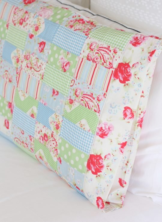 Patchwork Pillow Sham - A Spoonful of Sugar