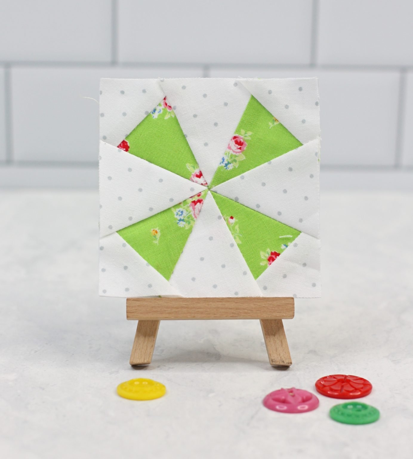 Windmill Quilt Block - A Spoonful Of Sugar