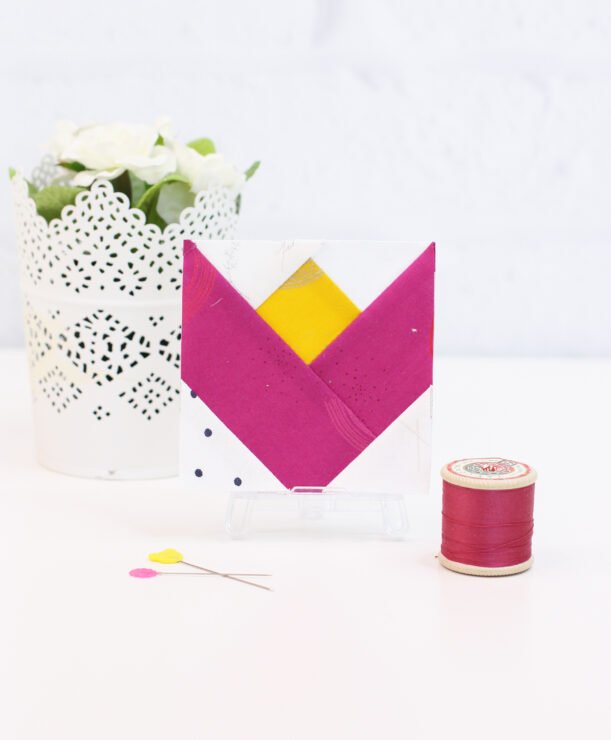 Simple Flower Quilt Block - A Spoonful of Sugar