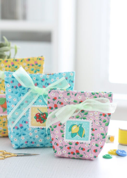 Sewing projects made with Liberty Gifts from the Garden fabric range by A Spoonful of Sugar Designs www.aspoonfulofsugardesigns.com