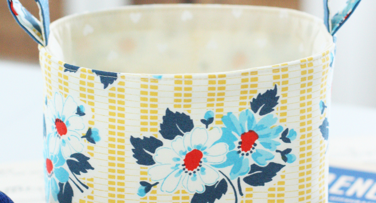Luma Bucket – A Modern Fabric Organiser
