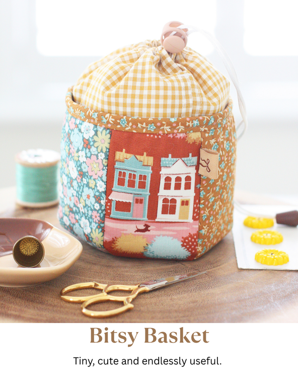 6 Projects to sew with Tilda Village Life Fabric collection. Patterns by A Spoonful of Sugar Designs. www.aspoonfulofsugardesigns.com