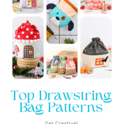 Circus Dream Pattern Print Leather Tote Bag main image 0